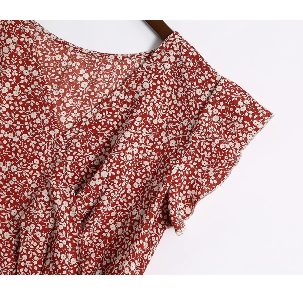 Floral maxi dress, size M - Picture 6 of 7